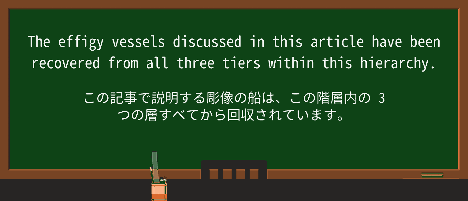 【英単語】effigyを徹底解説!意味、使い方、例文、読み方 ・例文3
