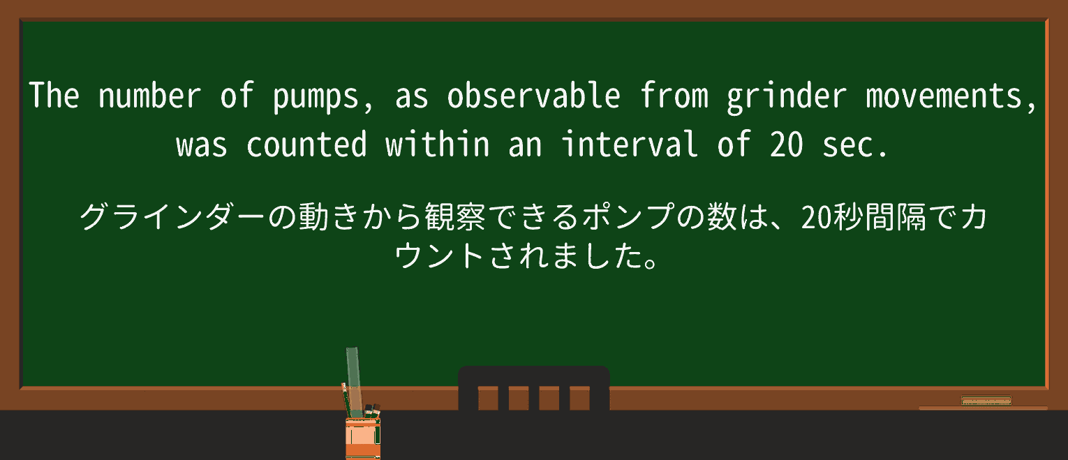 【英単語】observableを徹底解説!意味、使い方、例文、読み方 ・例文3