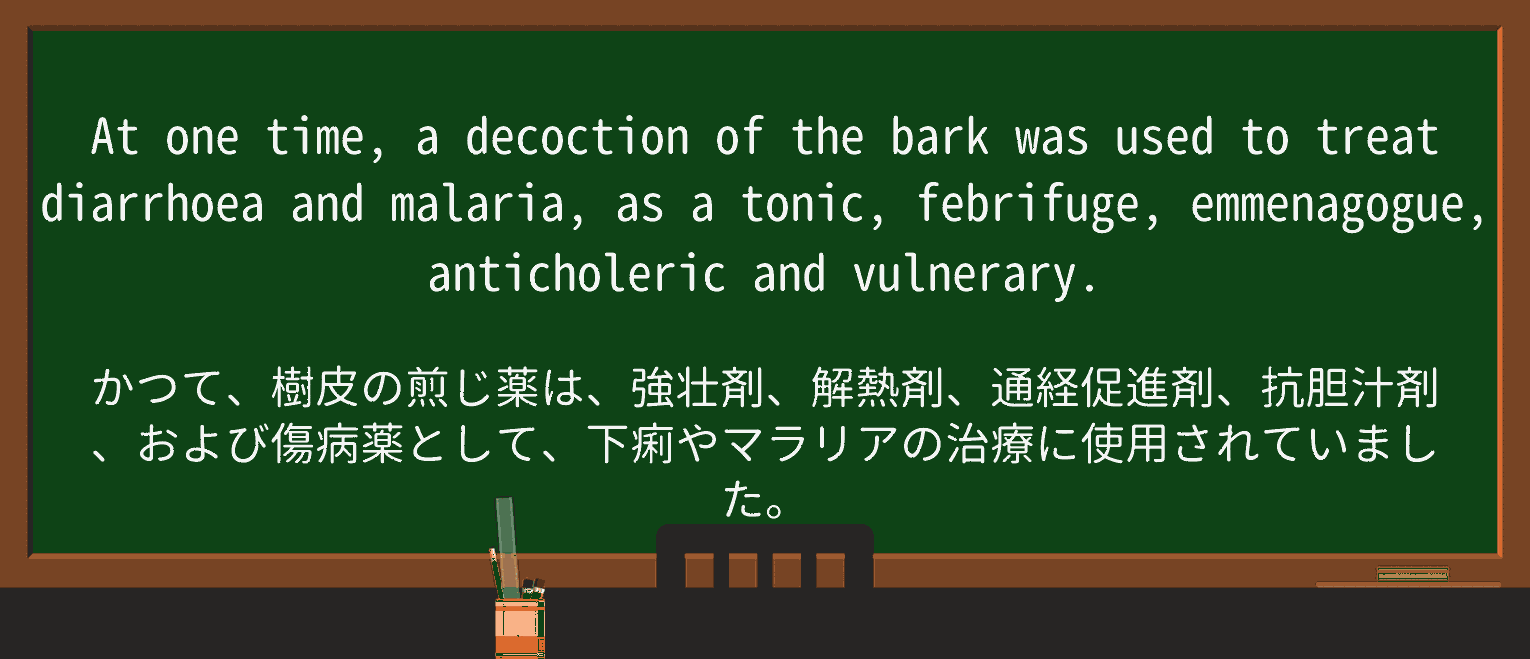 【英単語】decoctionを徹底解説!意味、使い方、例文、読み方 ・例文1