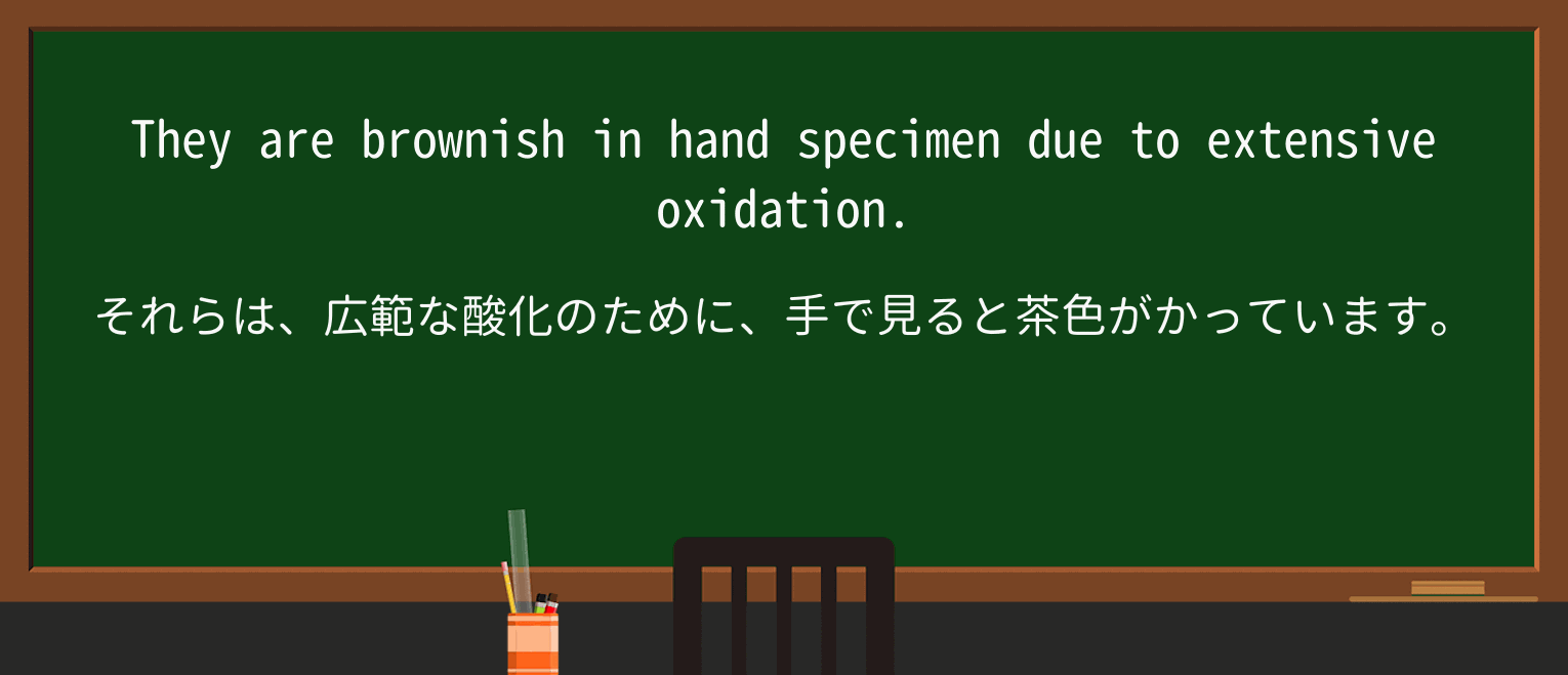【英単語】brownishを徹底解説!意味、使い方、例文、読み方 ・例文4