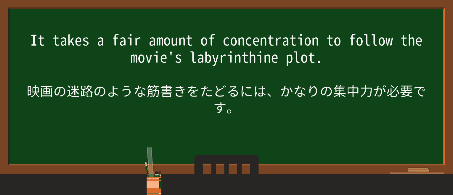 【英単語】labyrinthineを徹底解説!意味、使い方、例文、読み方 ・例文1