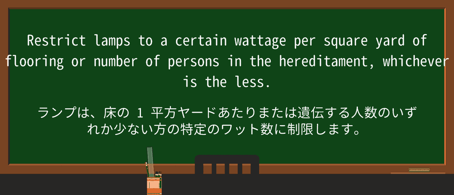 【英単語】wattageを徹底解説!意味、使い方、例文、読み方 ・例文2