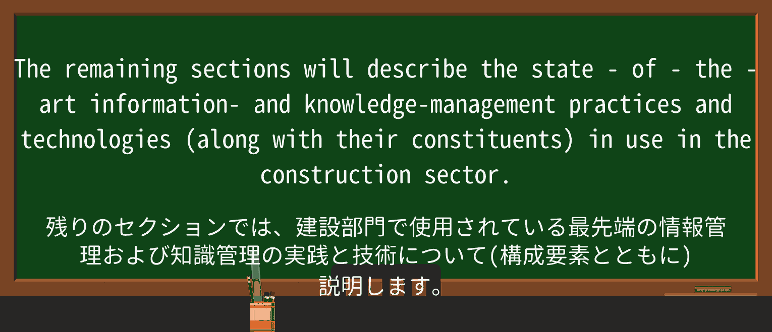 【英単語】state-of-the-artを徹底解説!意味、使い方、例文、読み方 ・例文2