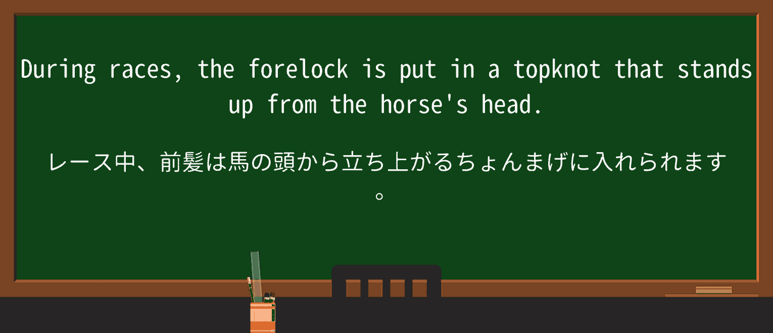 【英単語】topknotを徹底解説!意味、使い方、例文、読み方 ・例文2