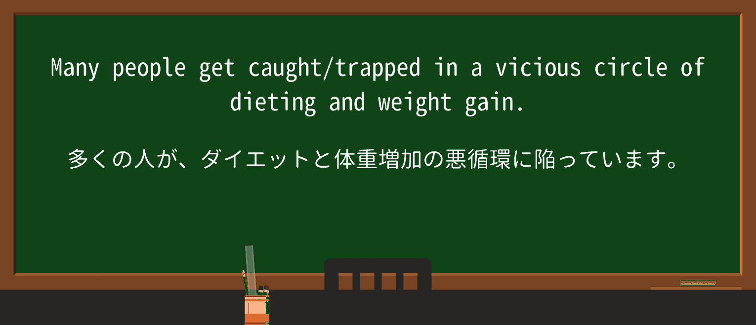 【英単語】vicious-circleを徹底解説!意味、使い方、例文、読み方 ・例文1