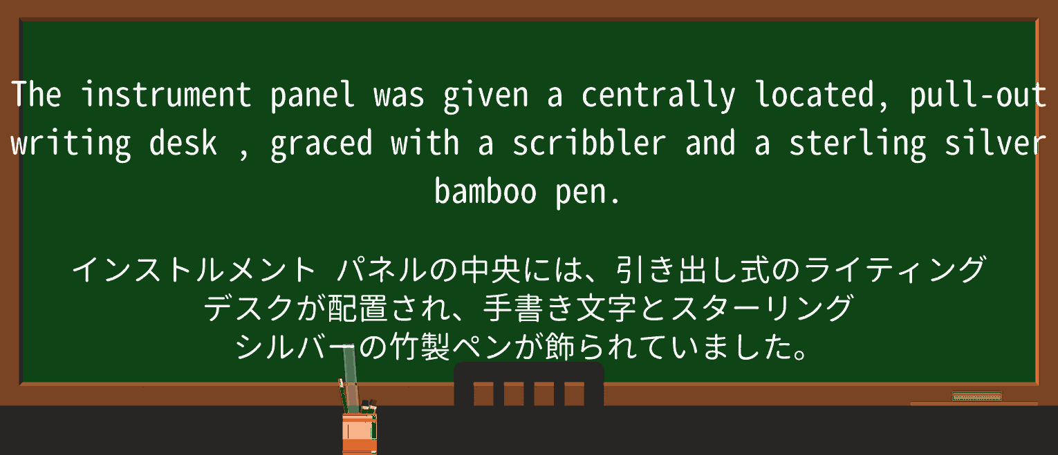 【英単語】writing-deskを徹底解説!意味、使い方、例文、読み方 ・例文1