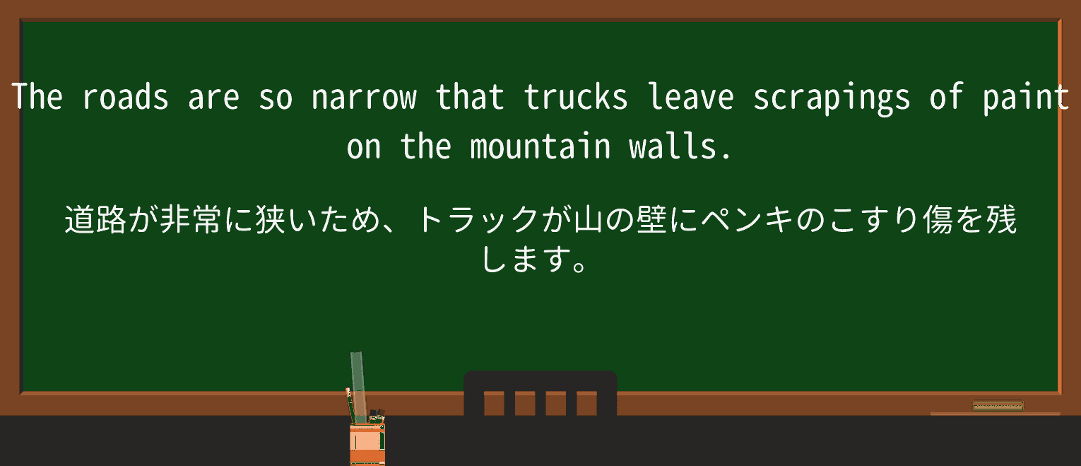 【英単語】scrapingを徹底解説!意味、使い方、例文、読み方 ・例文2