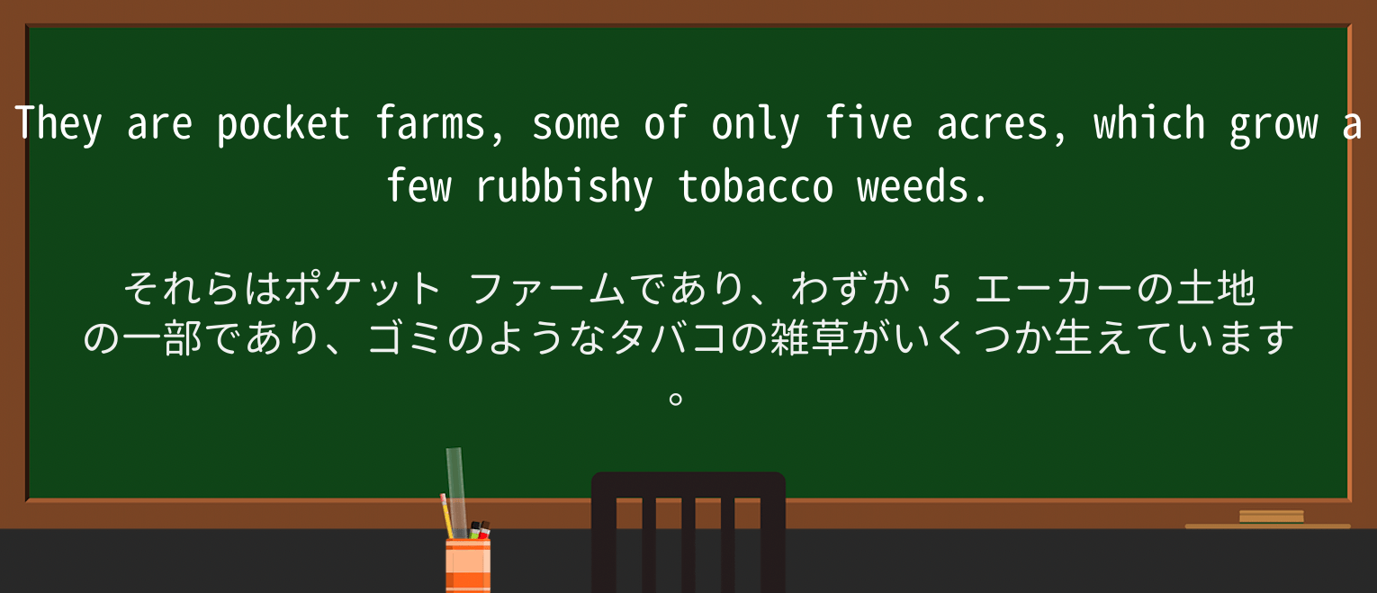 【英単語】rubbishyを徹底解説!意味、使い方、例文、読み方 ・例文3