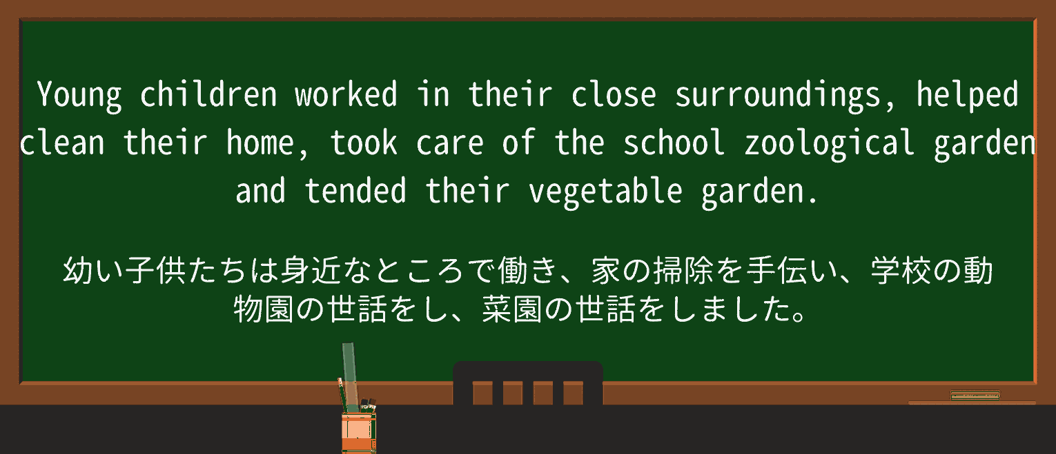 【英単語】zoological-gardenを徹底解説!意味、使い方、例文、読み方 ・例文2