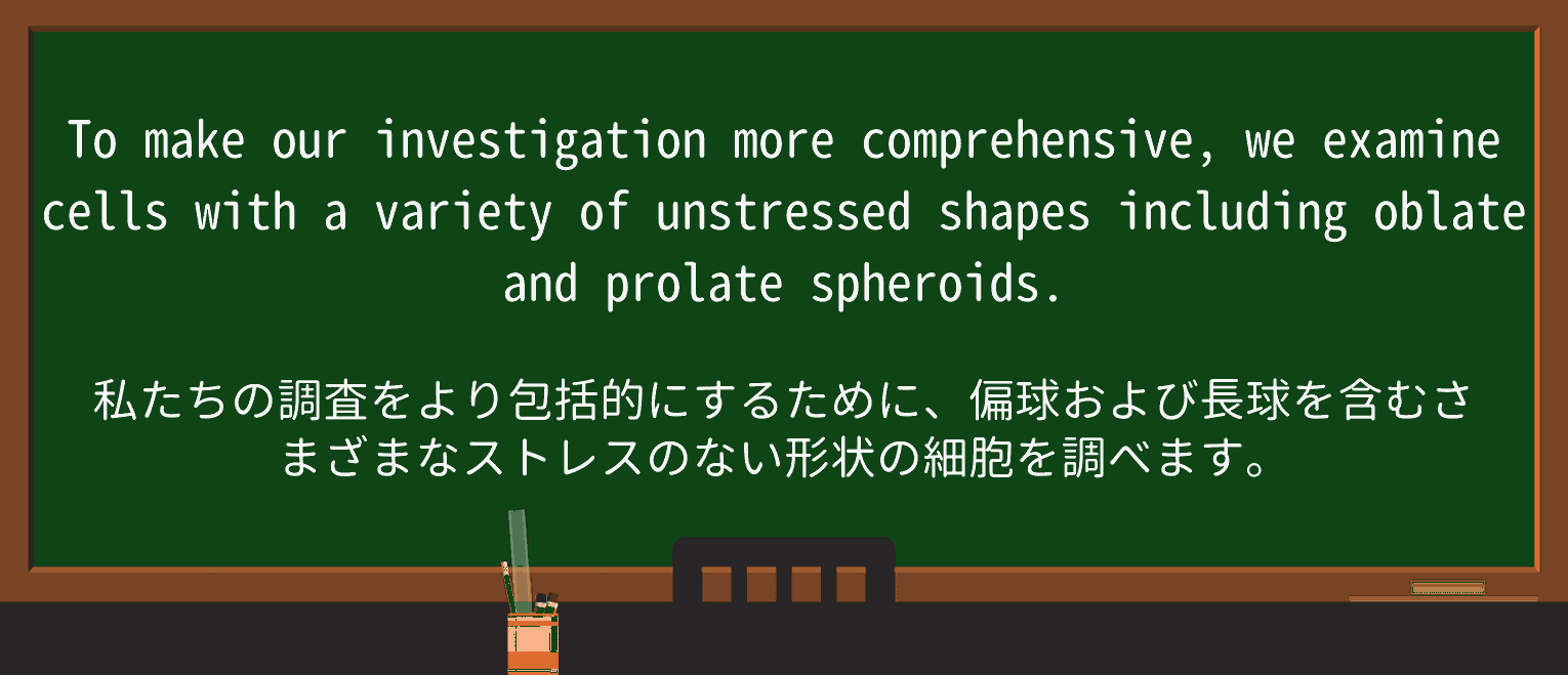 【英単語】spheroidを徹底解説!意味、使い方、例文、読み方 ・例文2