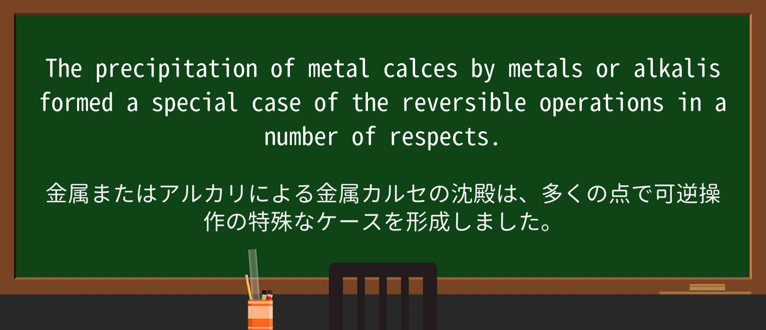 【英単語】reversibleを徹底解説!意味、使い方、例文、読み方 ・例文3