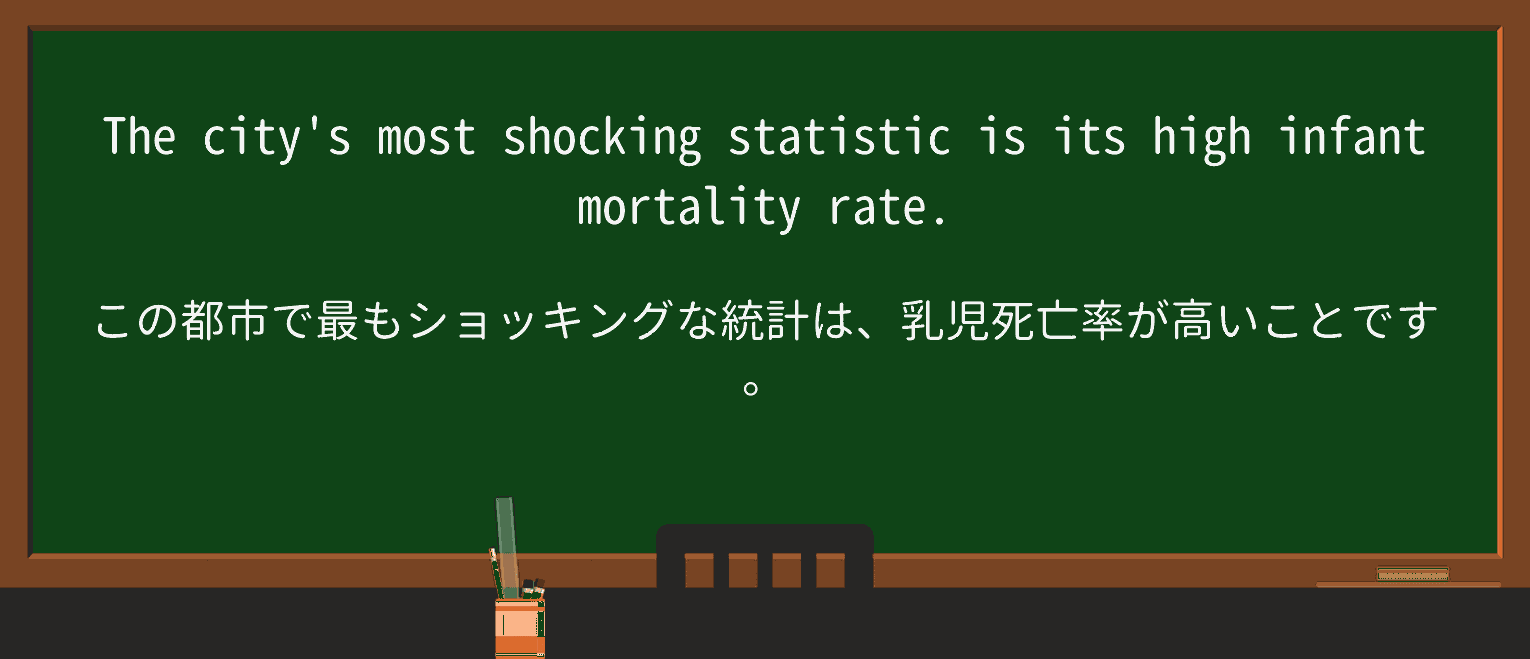 【英単語】statisticを徹底解説!意味、使い方、例文、読み方 ・例文1