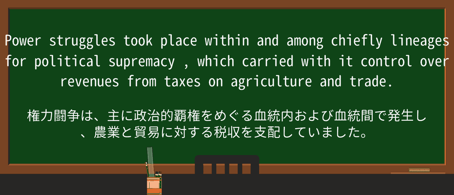 【英単語】supremacyを徹底解説!意味、使い方、例文、読み方 ・例文3