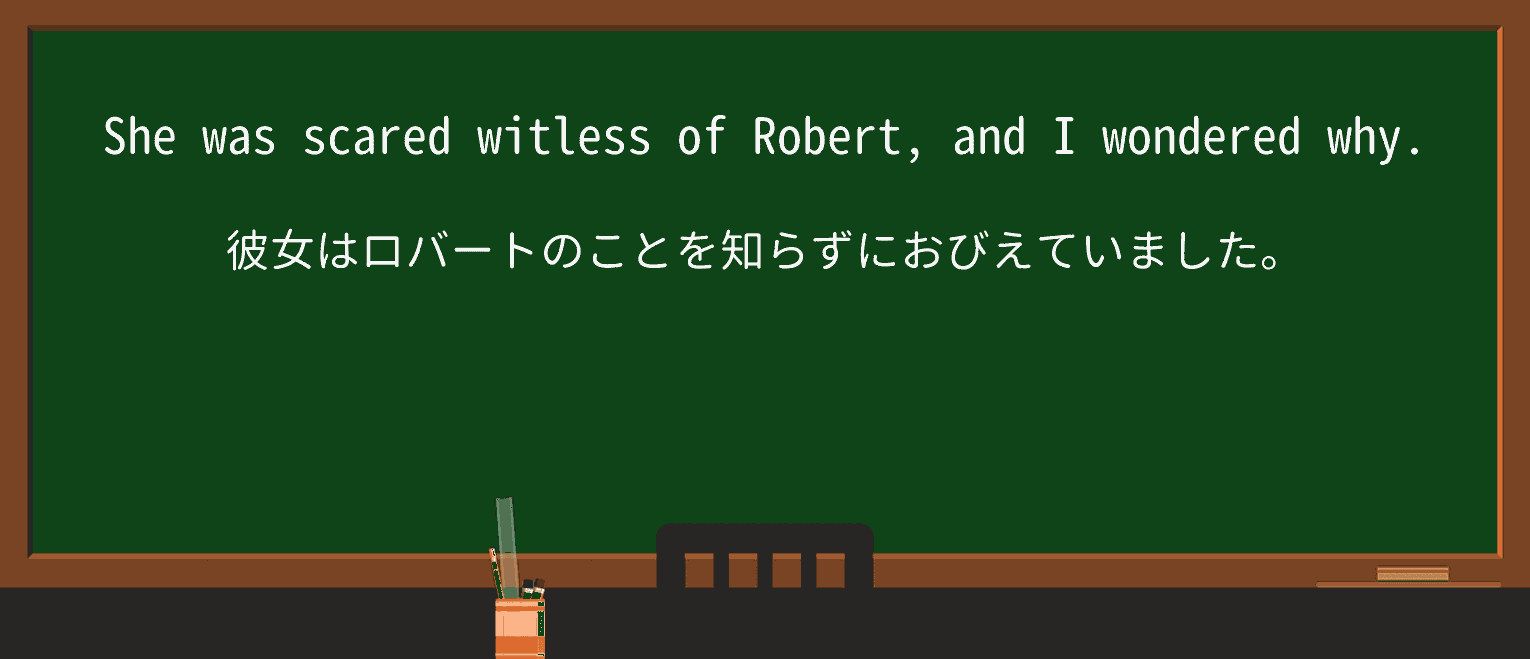 【英単語】witlessを徹底解説!意味、使い方、例文、読み方 ・例文1