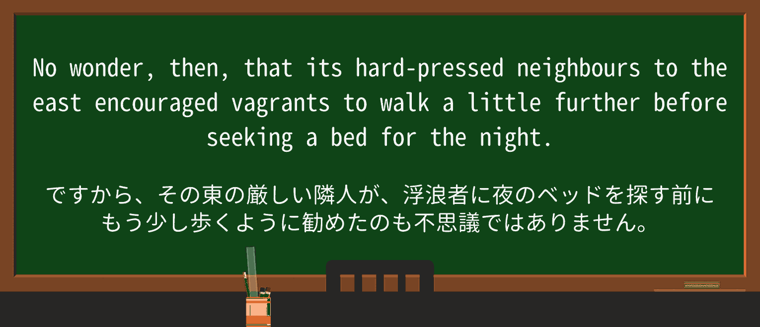 【英単語】vagrantを徹底解説!意味、使い方、例文、読み方 ・例文4