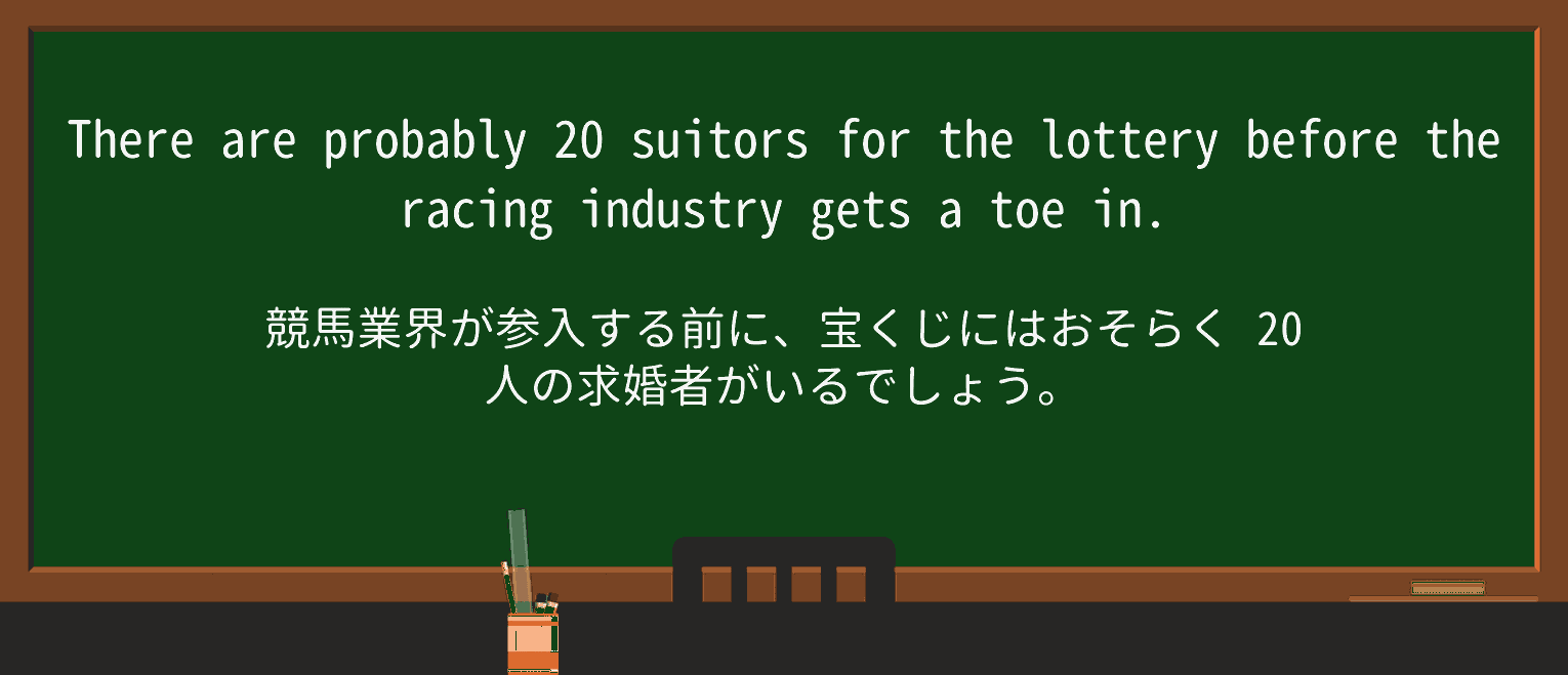 【英単語】suitorを徹底解説!意味、使い方、例文、読み方 ・例文4
