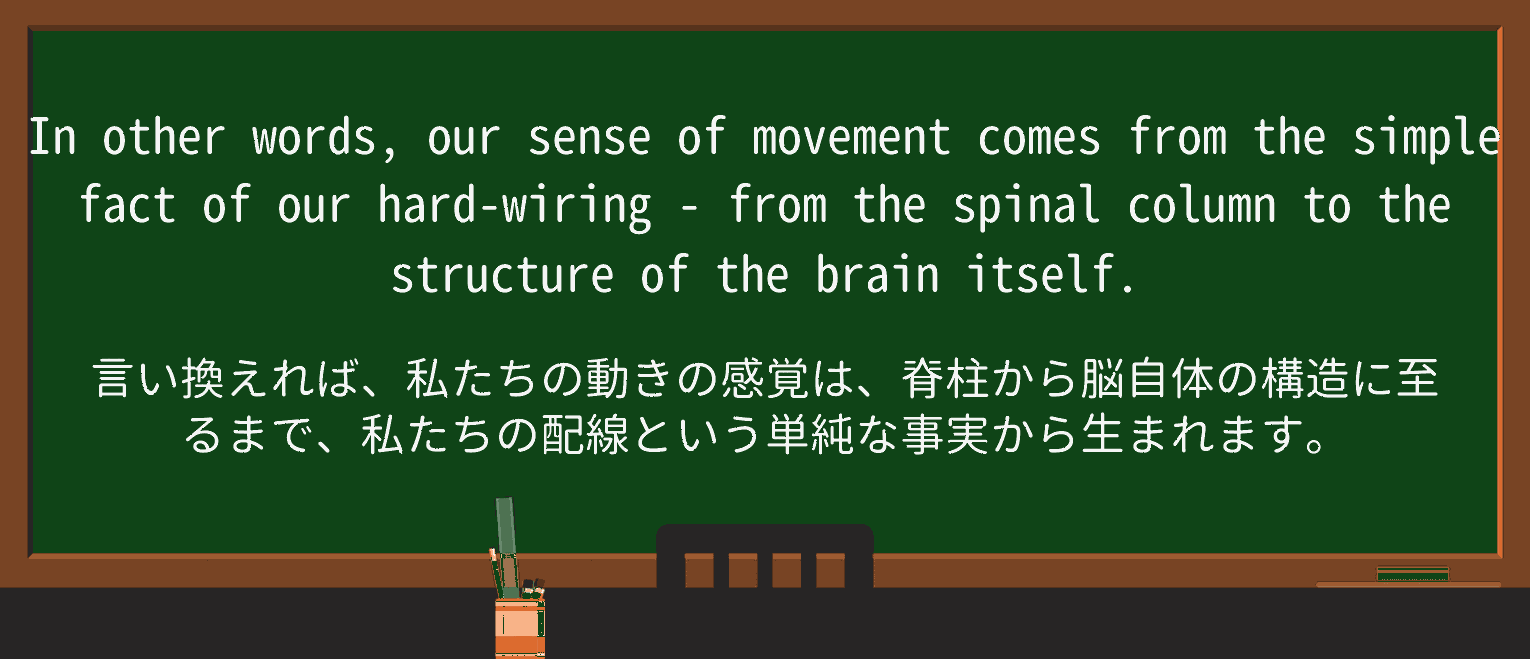 【英単語】spinal-columnを徹底解説!意味、使い方、例文、読み方 ・例文1