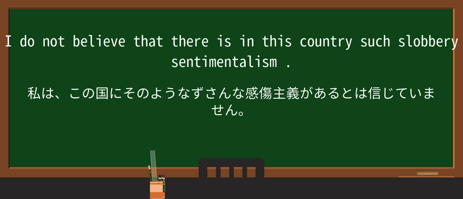 【英単語】sentimentalismを徹底解説!意味、使い方、例文、読み方 ・例文4