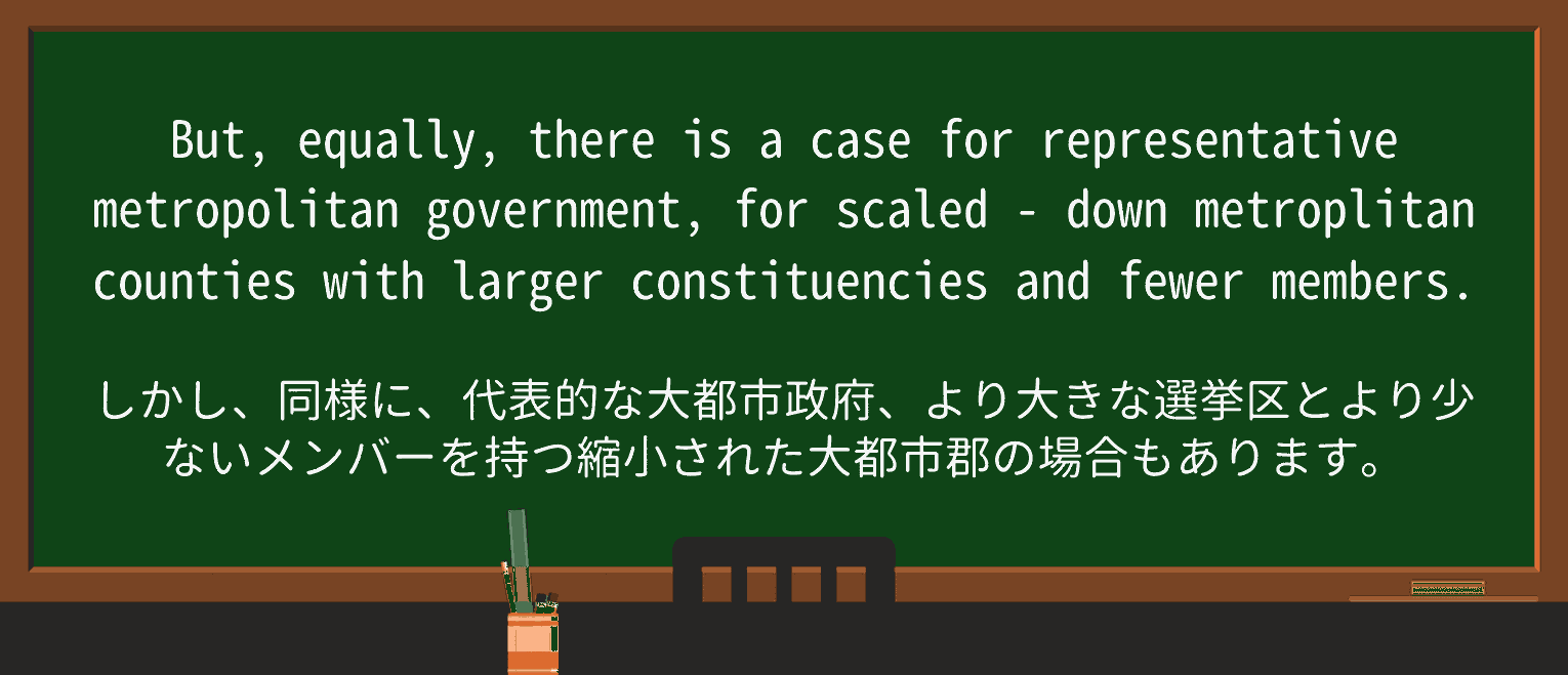【英単語】scaled-downを徹底解説!意味、使い方、例文、読み方 ・例文4