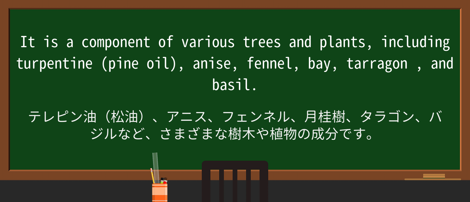 【英単語】tarragonを徹底解説!意味、使い方、例文、読み方 ・例文2