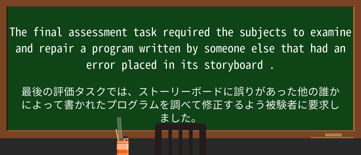 【英単語】storyboardを徹底解説!意味、使い方、例文、読み方 ・例文2