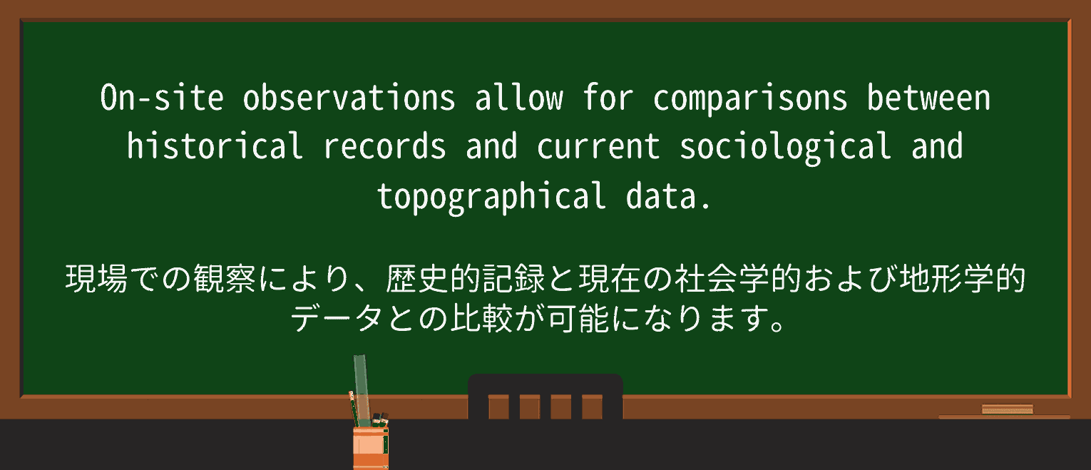 【英単語】topographicalを徹底解説!意味、使い方、例文、読み方 ・例文3