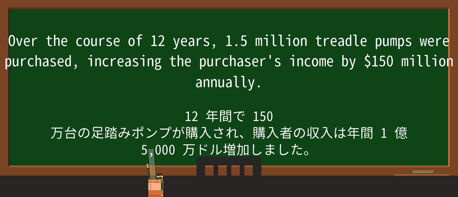 【英単語】treadleを徹底解説!意味、使い方、例文、読み方 ・例文4