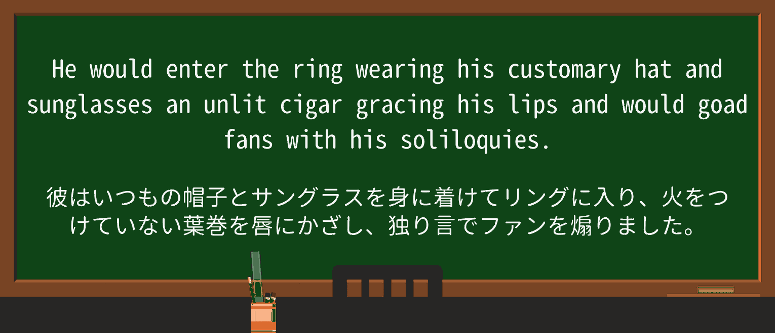 【英単語】soliloquyを徹底解説!意味、使い方、例文、読み方 ・例文4