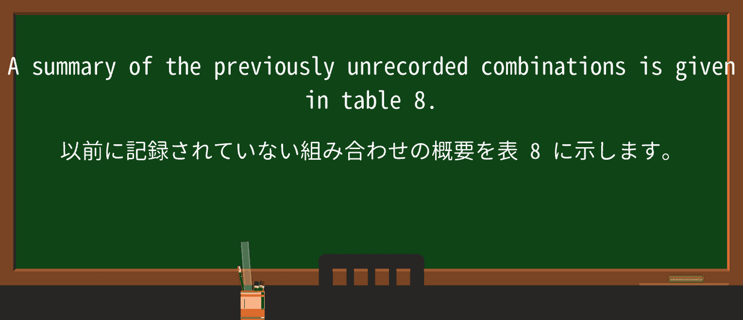【英単語】unrecordedを徹底解説!意味、使い方、例文、読み方 ・例文3
