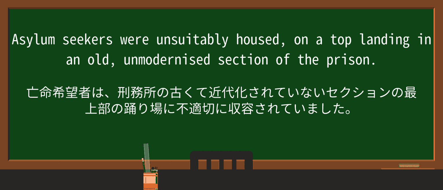 【英単語】unsuitablyを徹底解説!意味、使い方、例文、読み方 ・例文4