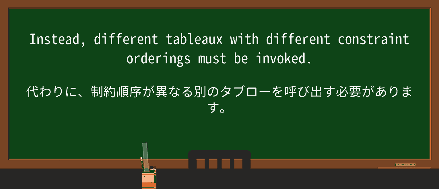【英単語】tableauを徹底解説!意味、使い方、例文、読み方 ・例文2