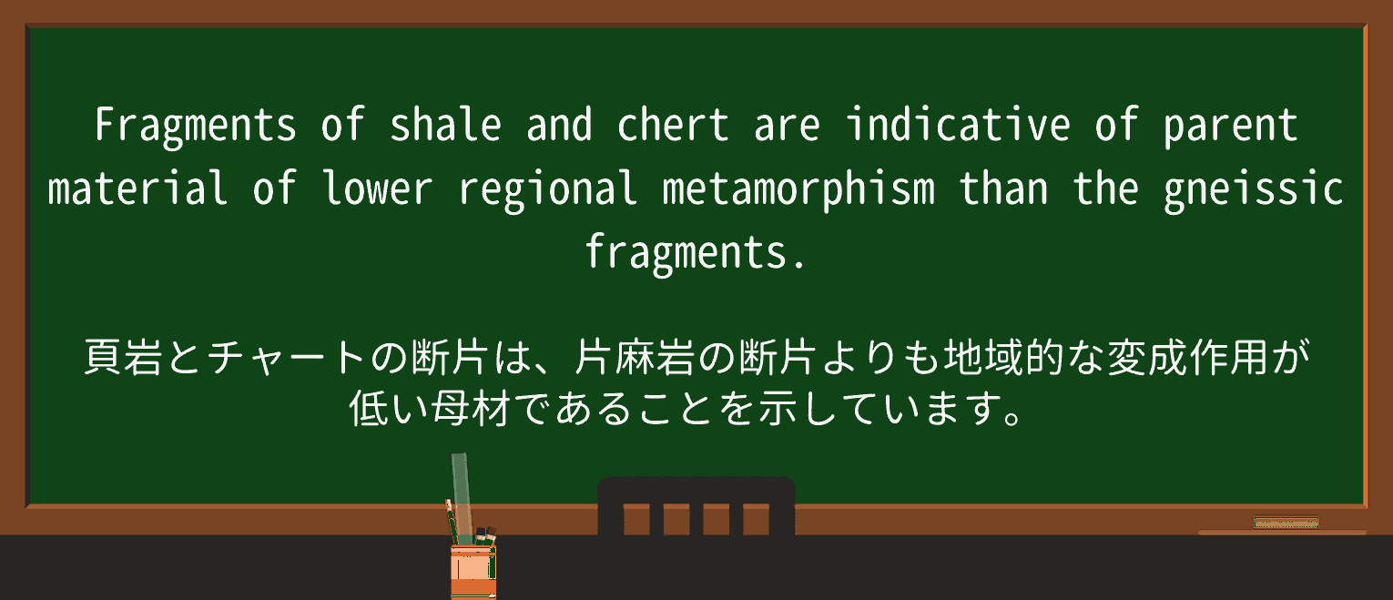 【英単語】shaleを徹底解説!意味、使い方、例文、読み方 ・例文1