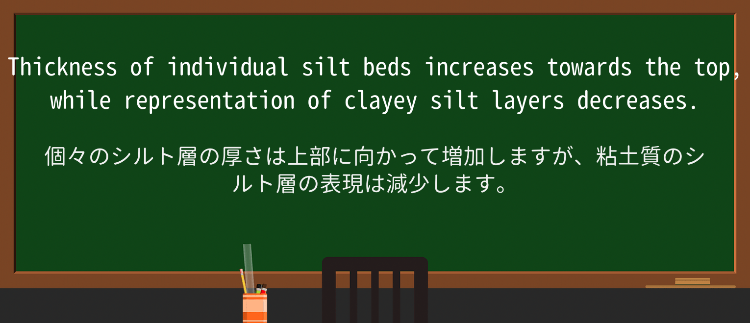 【英単語】siltを徹底解説!意味、使い方、例文、読み方 ・例文1