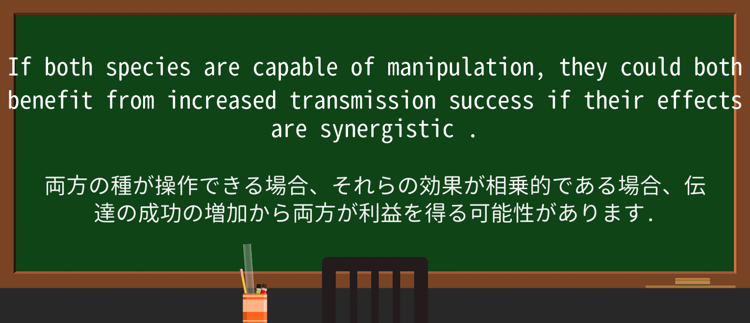 【英単語】synergisticを徹底解説!意味、使い方、例文、読み方 ・例文3