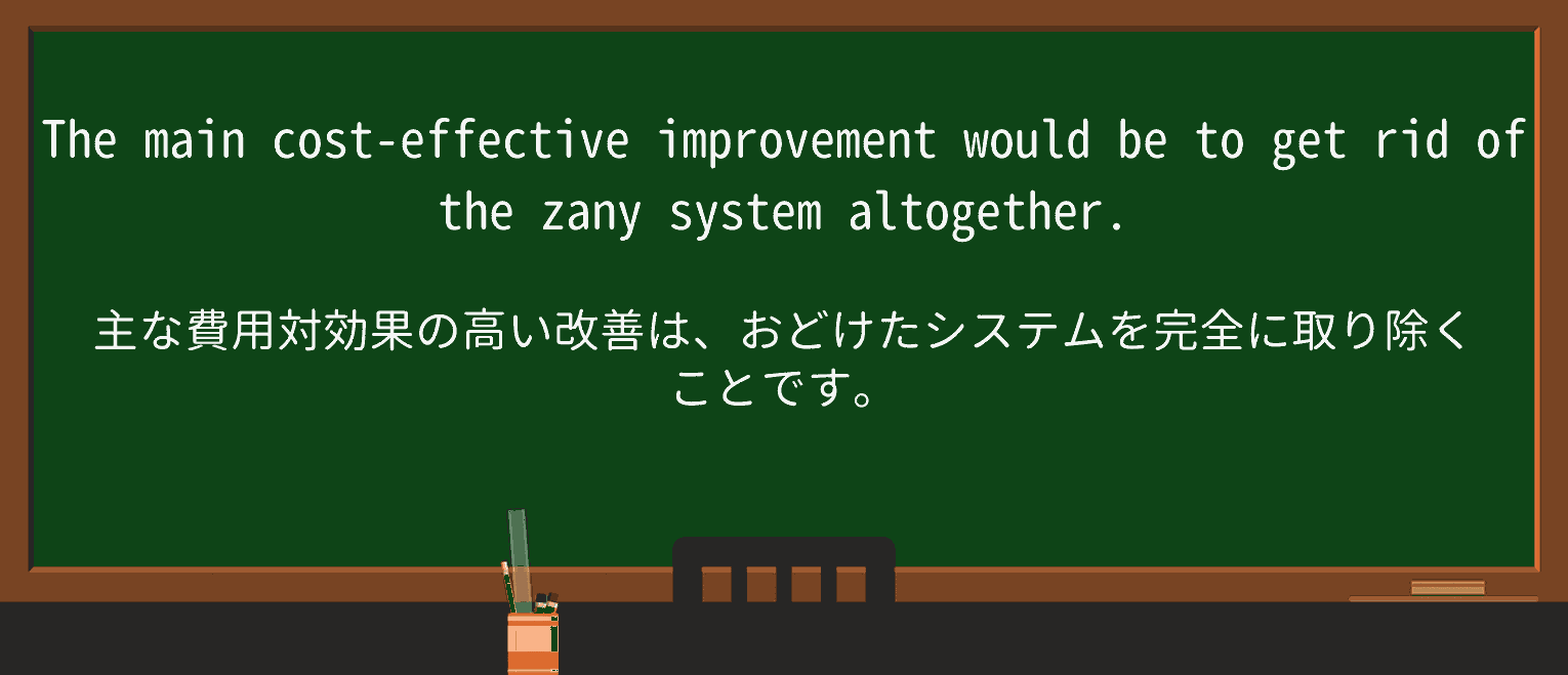 【英単語】zanyを徹底解説!意味、使い方、例文、読み方 ・例文2