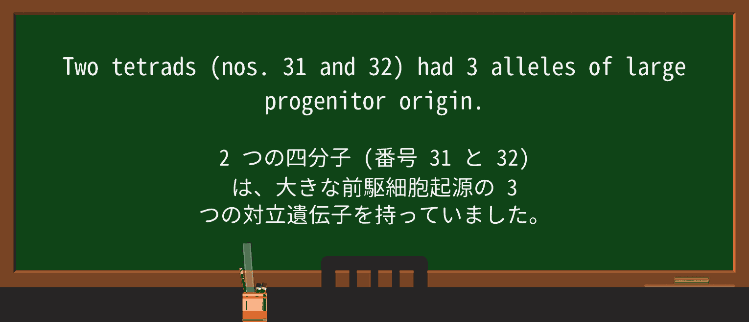 【英単語】tetradを徹底解説!意味、使い方、例文、読み方 ・例文3