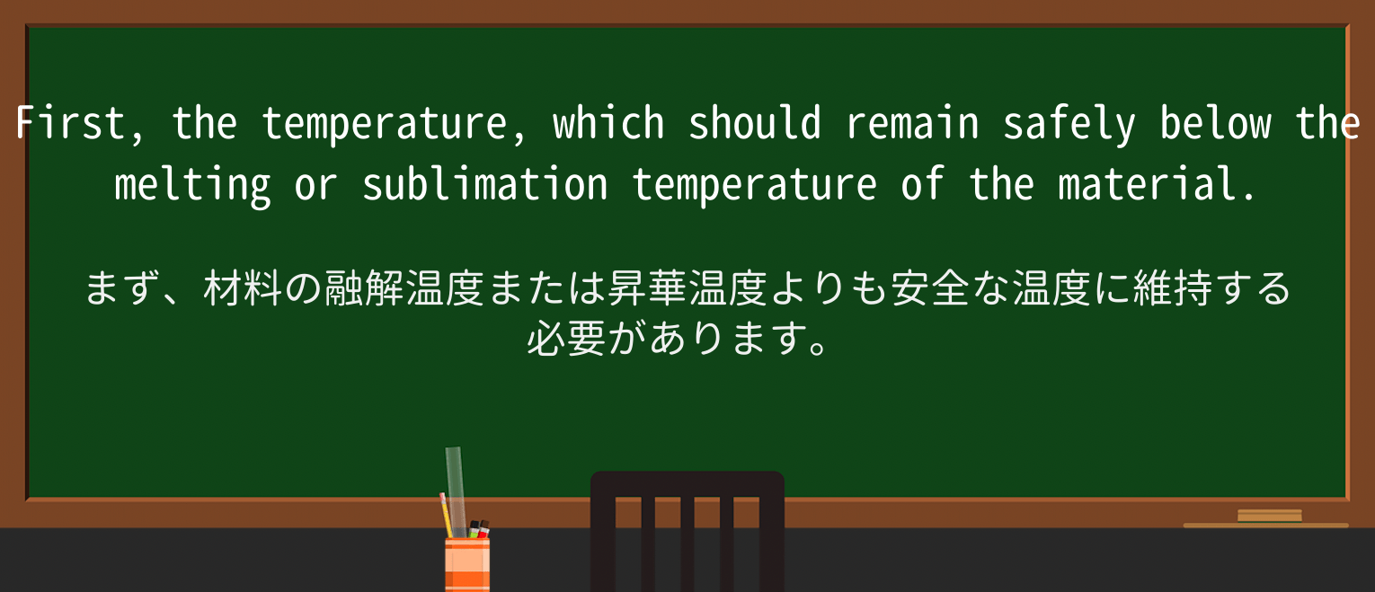 【英単語】sublimationを徹底解説!意味、使い方、例文、読み方 ・例文4