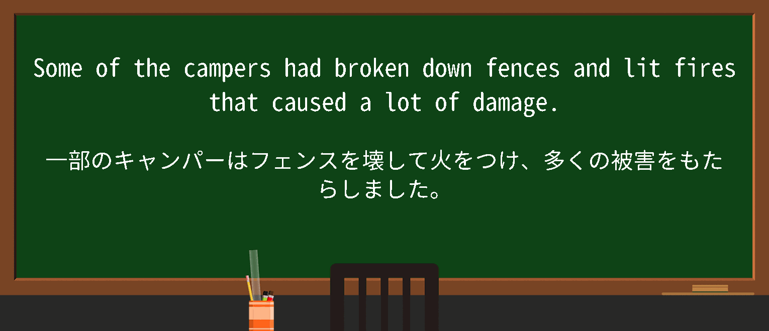 【break-down】に関するの例文(英語の例文と和訳)