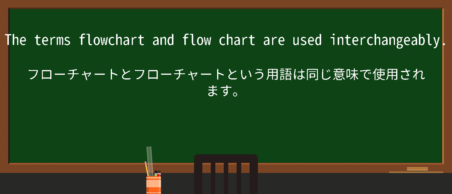 【flow-chart】に関するの例文(英語の例文と和訳)