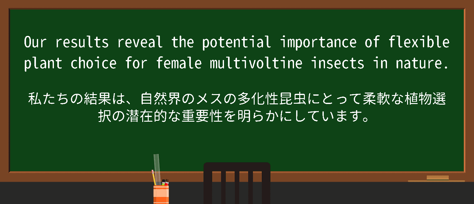 【英単語】multivoltineを徹底解説！意味、使い方、例文、読み方