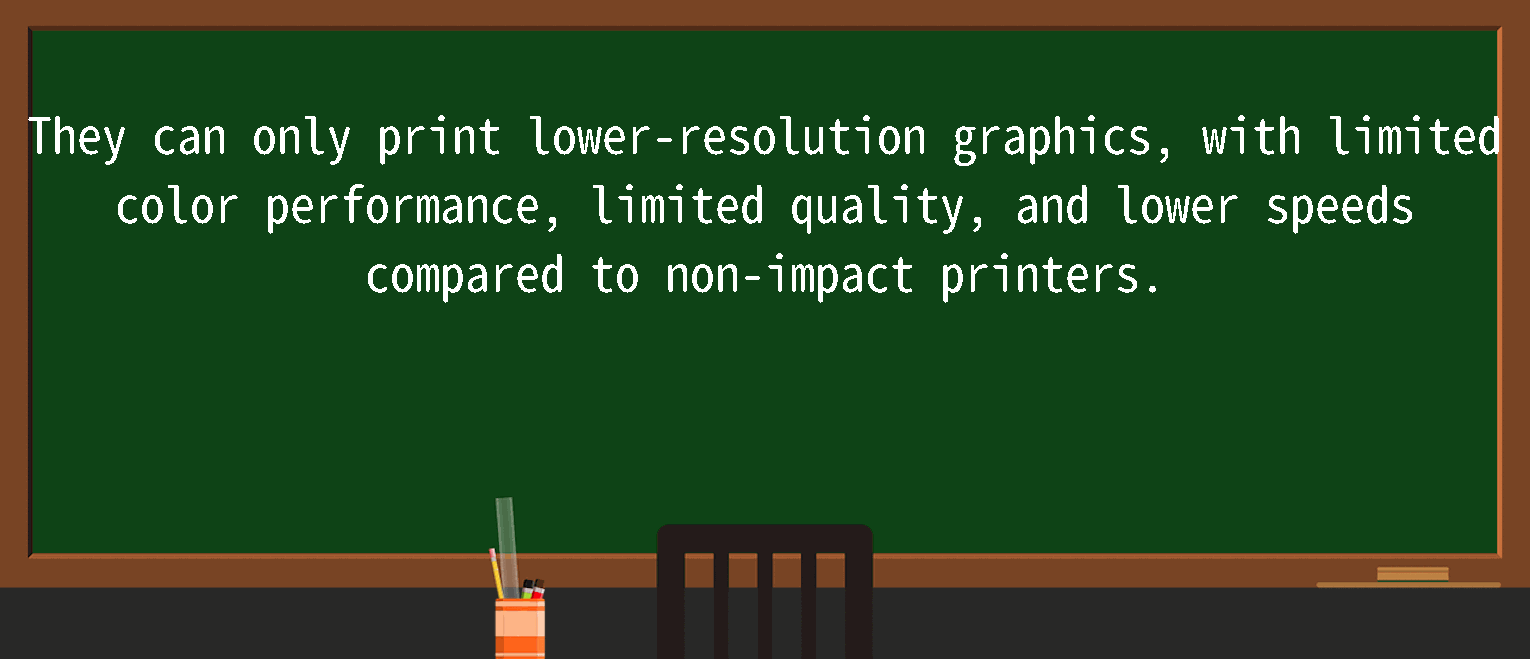 【英语单词】彻底解释“non impact printer”！ 含义、用法、例句、如何记忆