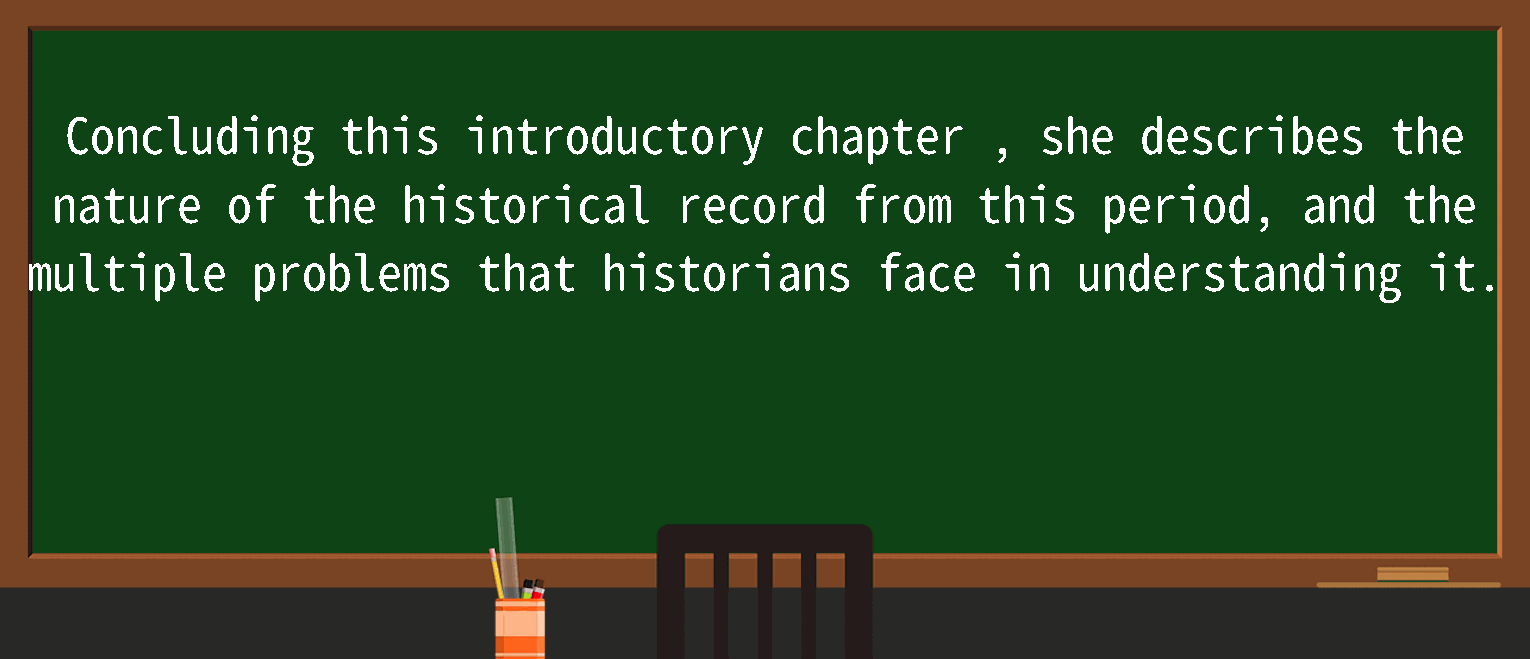 【英语单词】彻底解释“introductory chapter”！ 含义、用法、例句、如何记忆