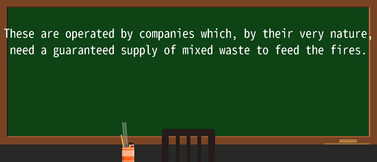 【英语单词】彻底解释“mixed waste”！ 含义、用法、例句、如何记忆