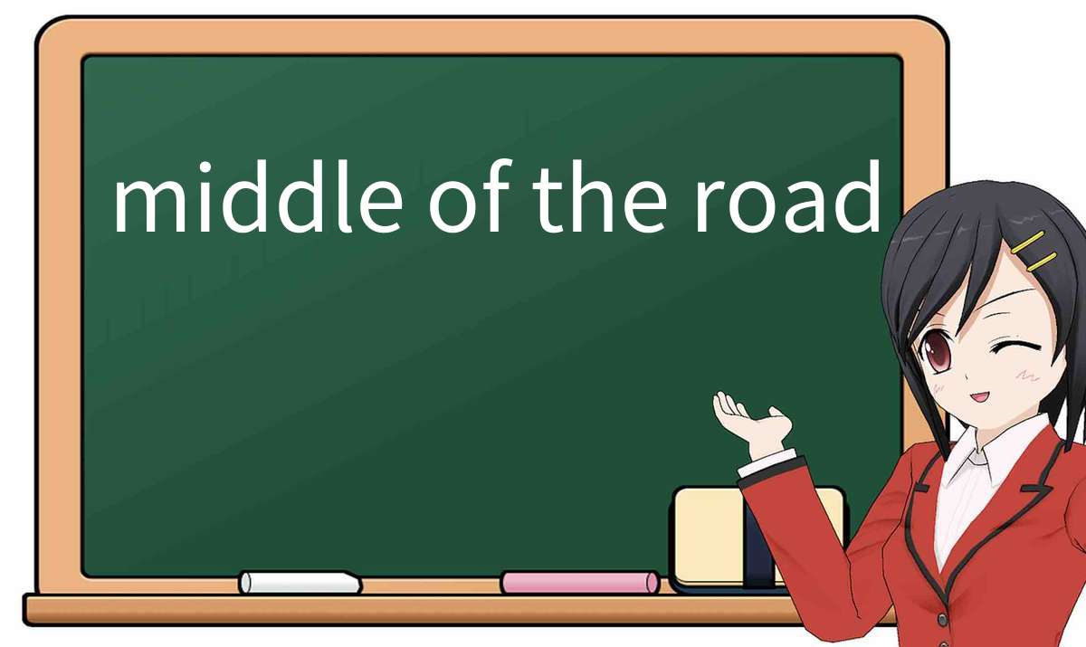 【英语单词】彻底解释“middle-of-the-road”! 含义、用法、例句、如何记忆