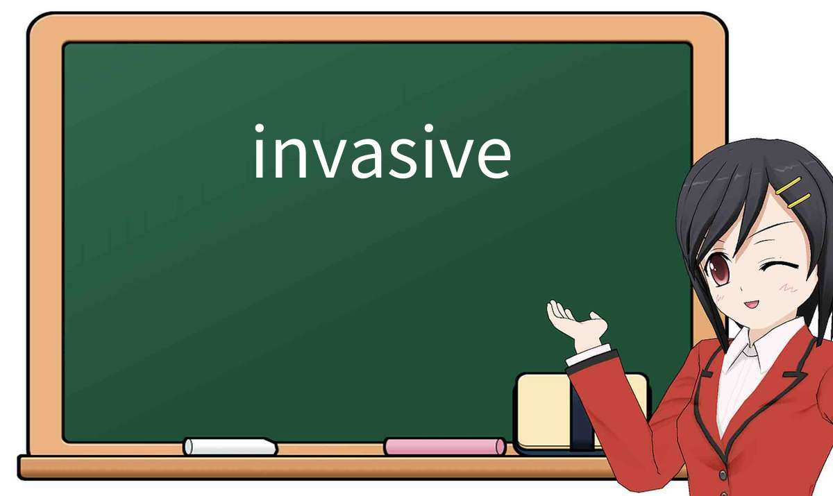 【英语单词】彻底解释“invasive”! 含义、用法、例句、如何记忆