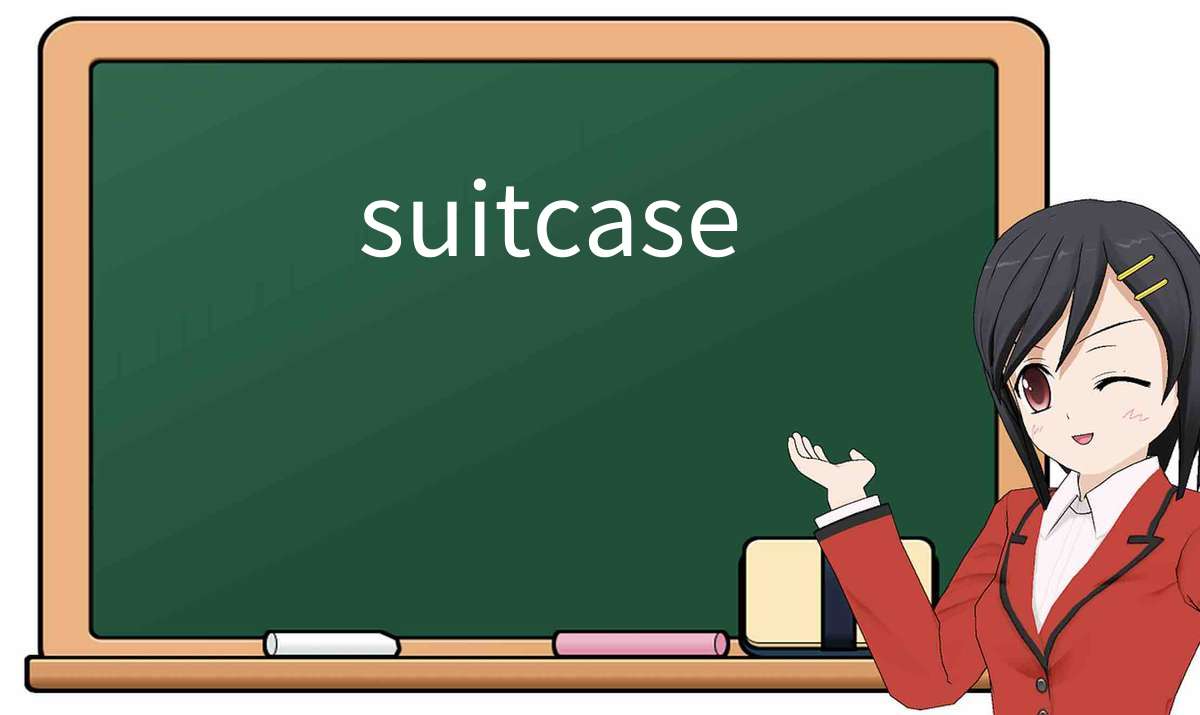 【英语单词】彻底解释“suitcase”! 含义、用法、例句、如何记忆