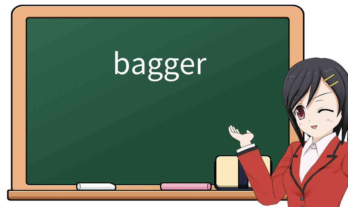 【英语单词】彻底解释“bagger”! 含义、用法、例句、如何记忆